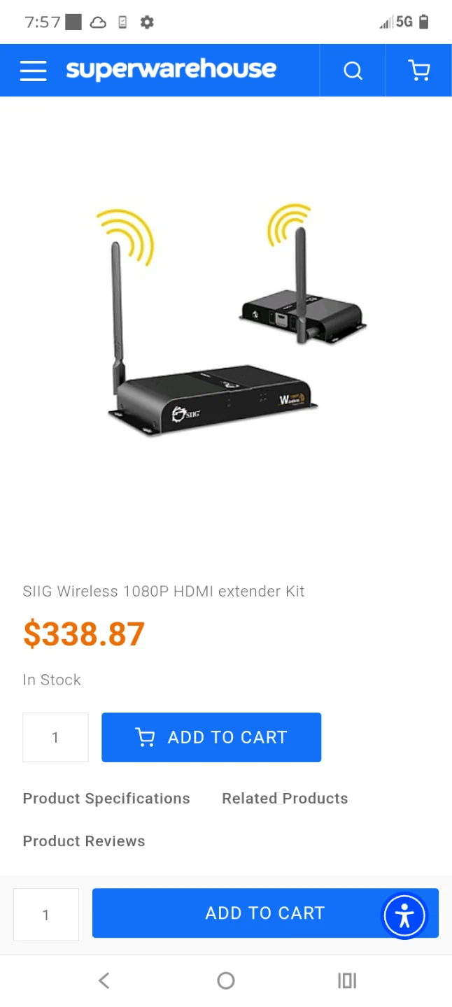 SIIG Wireless 1080P HDMI Extender Kit - photo 3