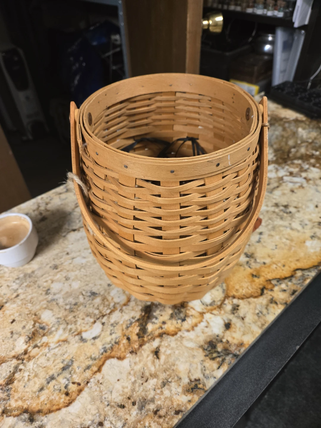 Halloween Jack-o-lantern Woven Basket - photo 5