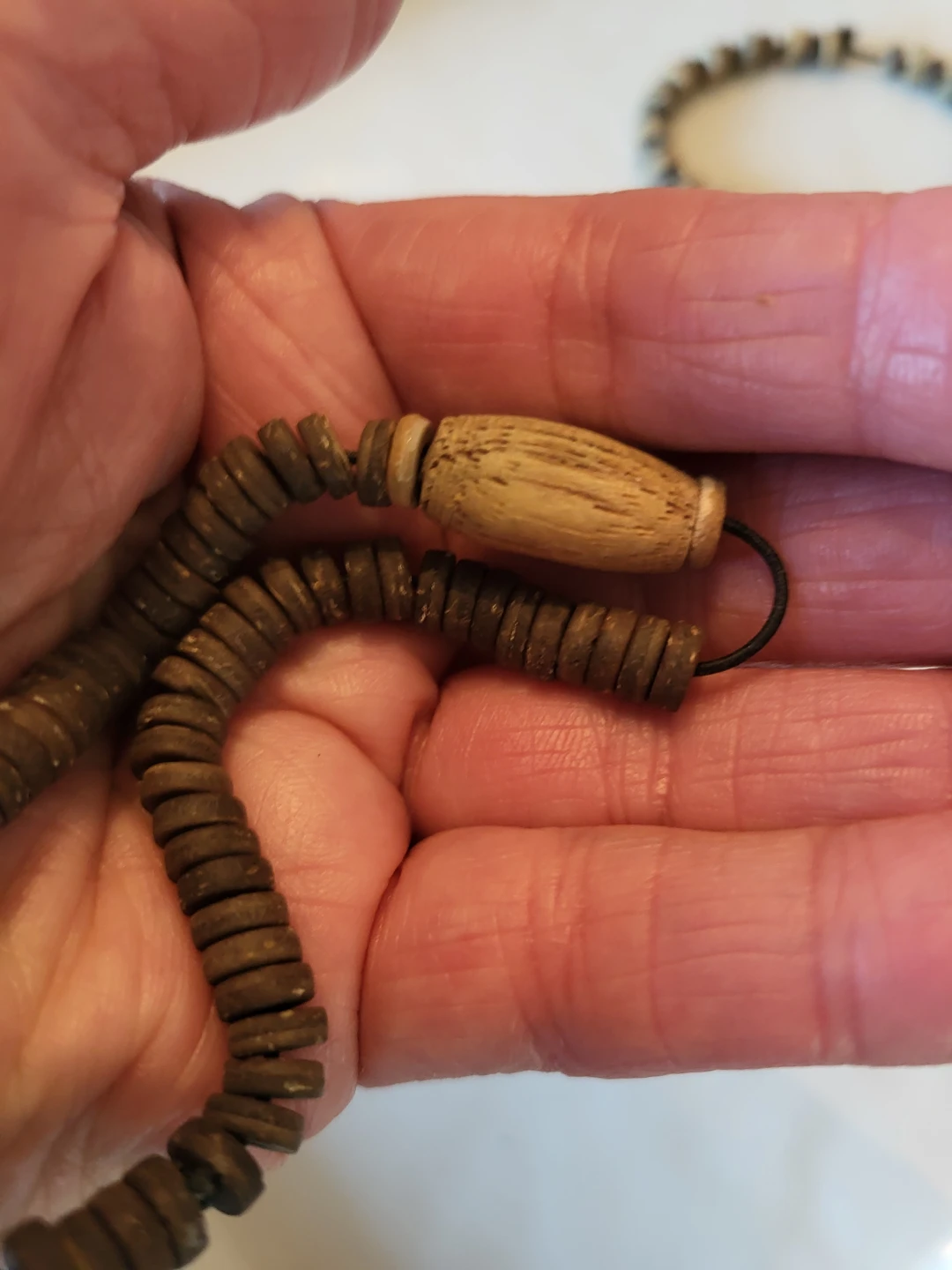 Vintage Wooden Bead Bracelets Set of 3 - photo 2