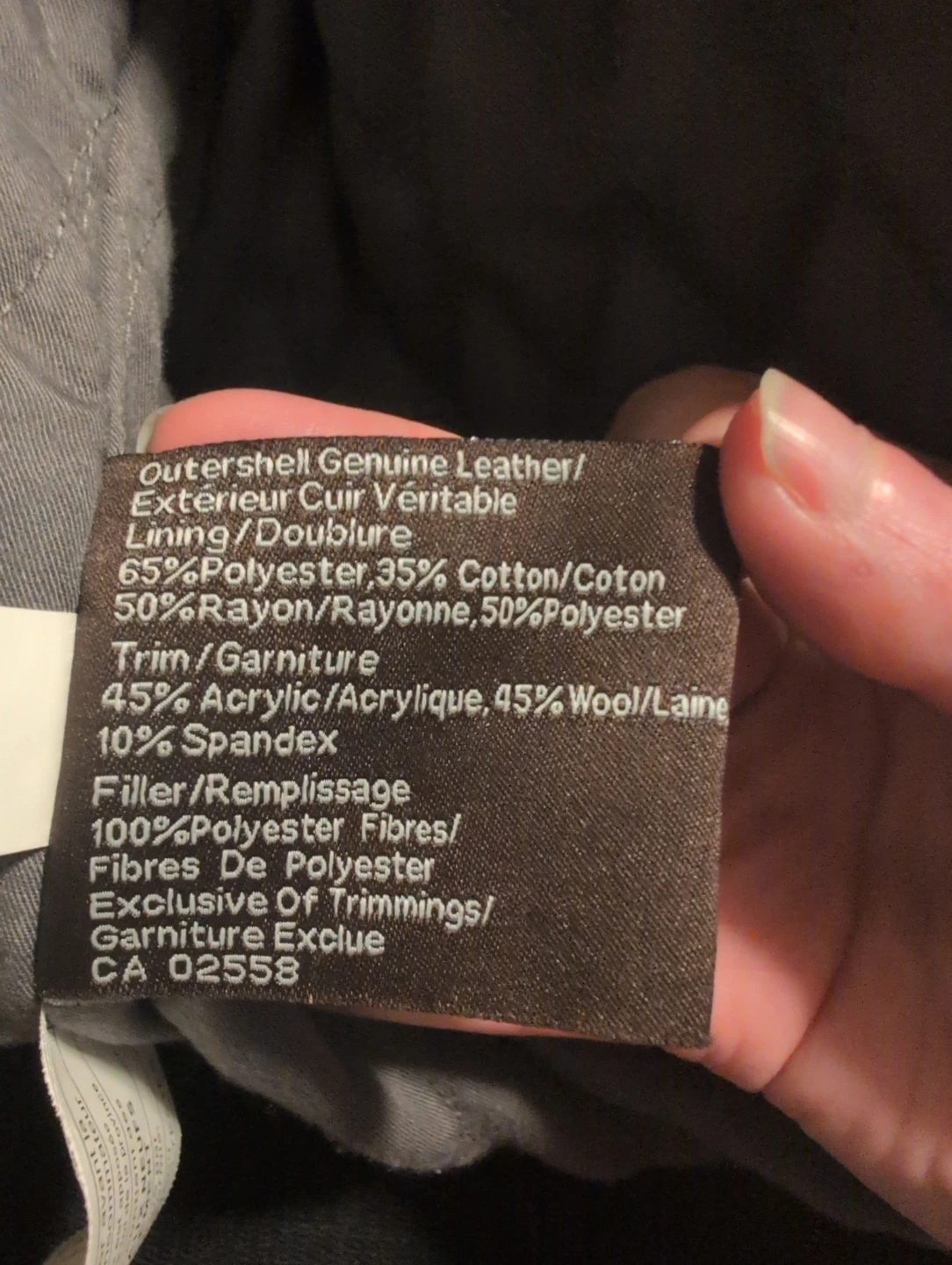 Danier Black Genuine Leather Jacket L/G - photo 4