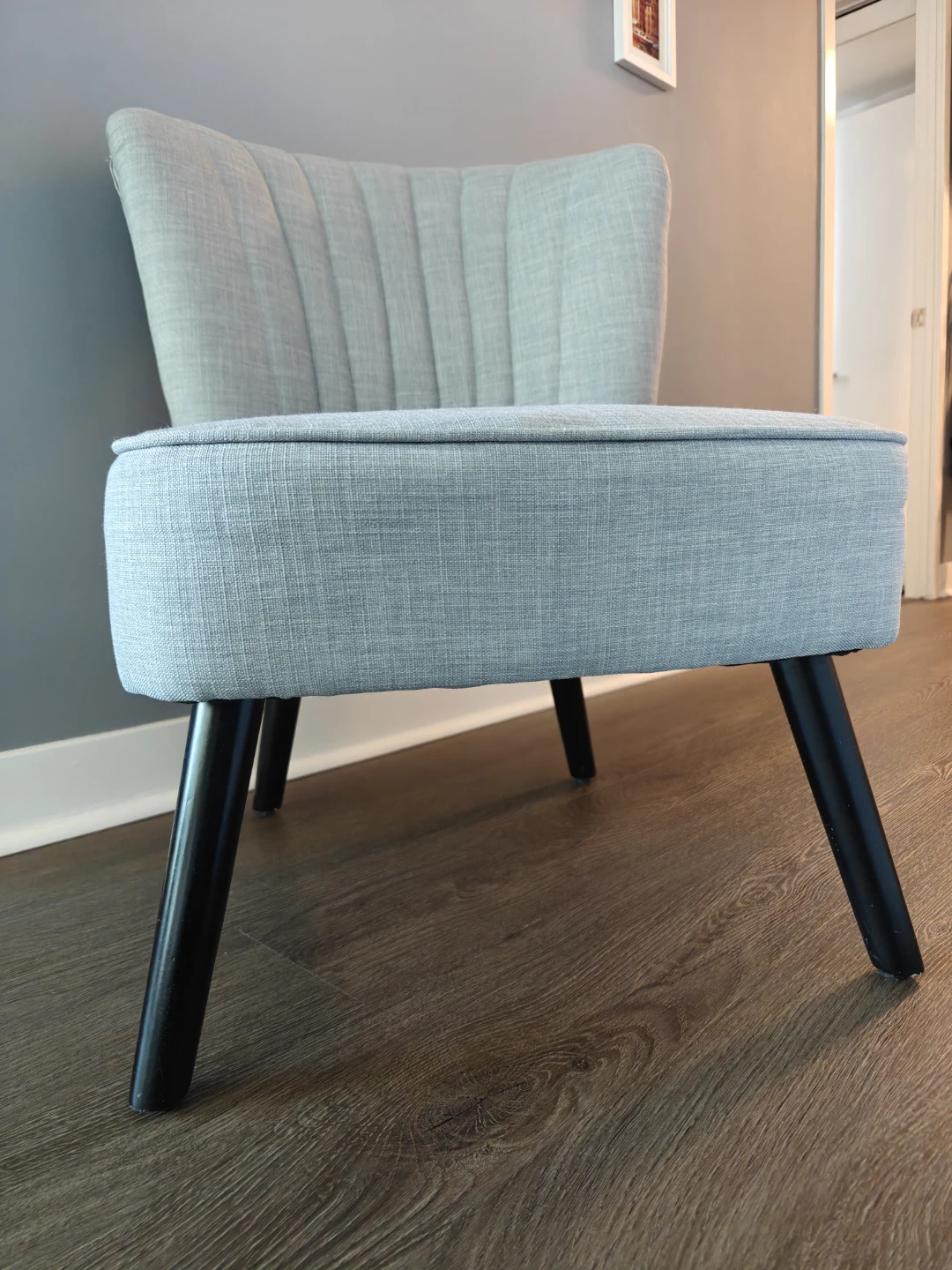 Grey Accent Chair - photo 2