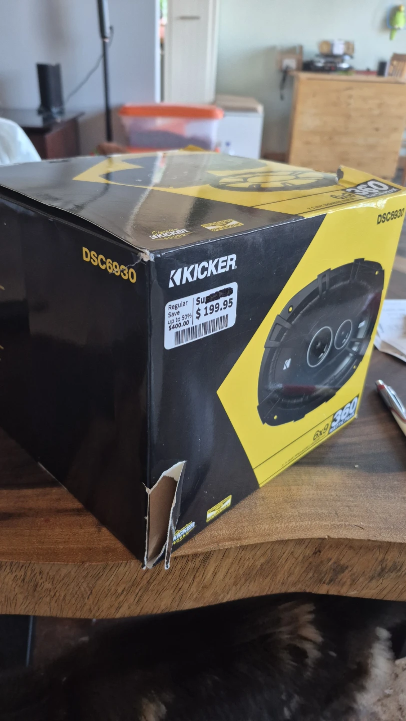 Kicker DSC6930 6x9" 3-Way Speakers NEW