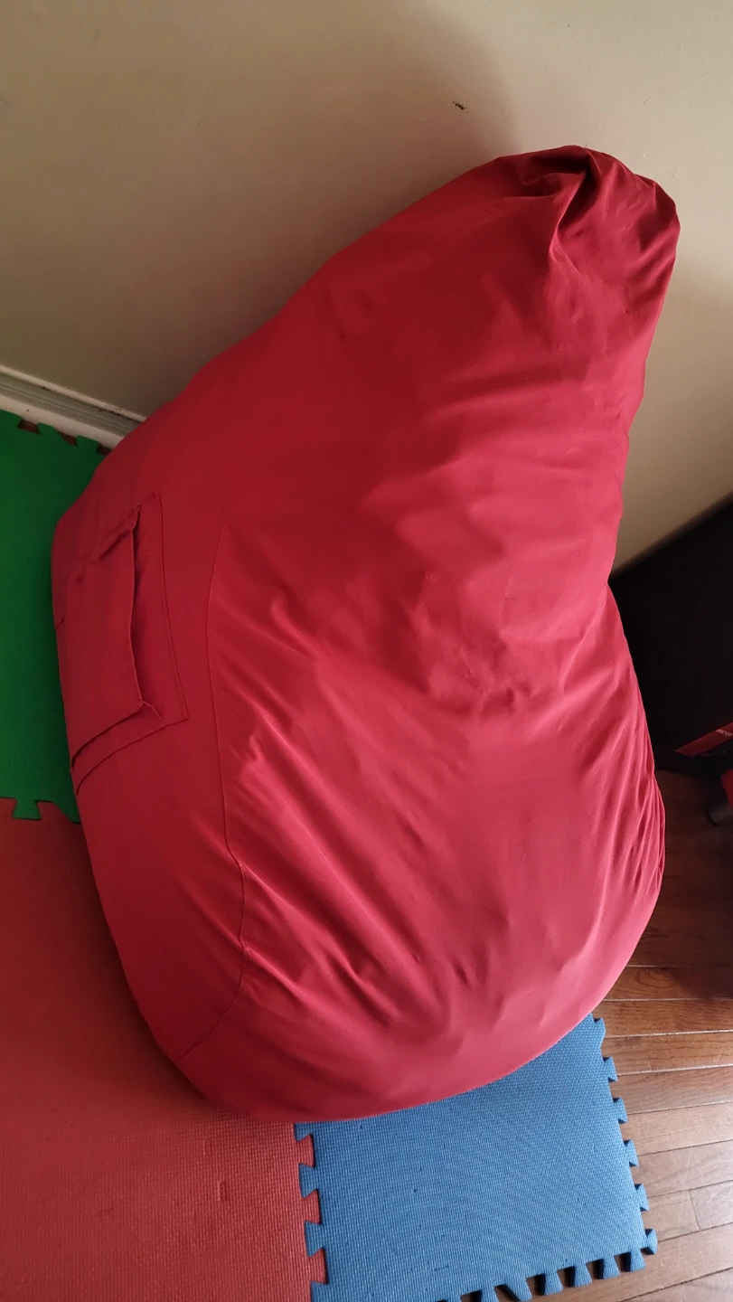 Large Red Bean Bag Chair