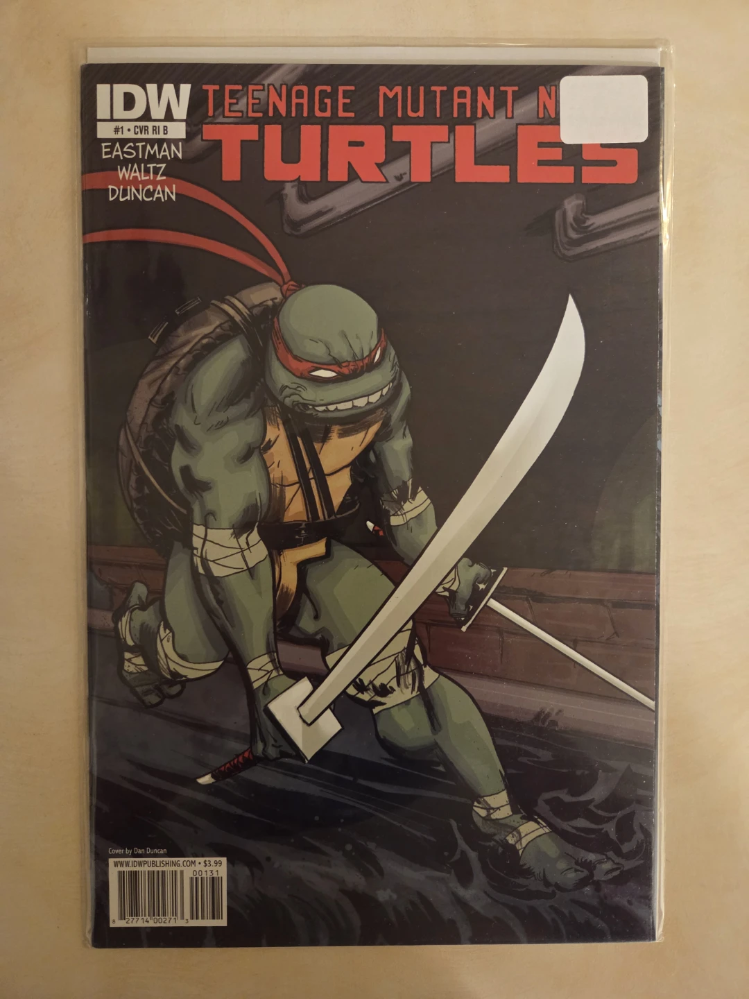 Teenage Mutant Ninja Turtles #1 RI B Comic Book