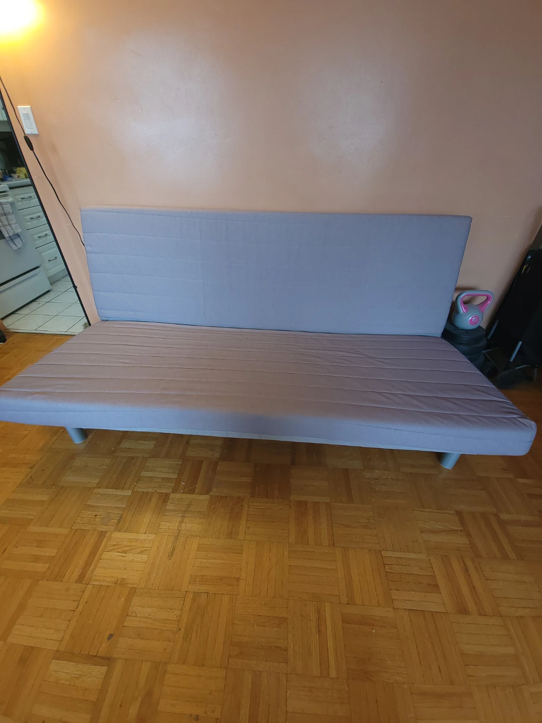 Futon Sofa Bed Frame with Mattress