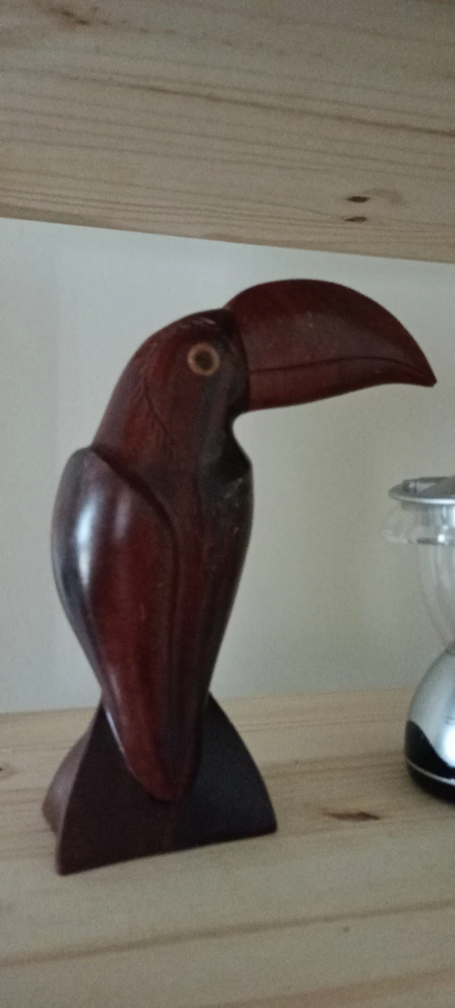 Wooden Toucan Figurine