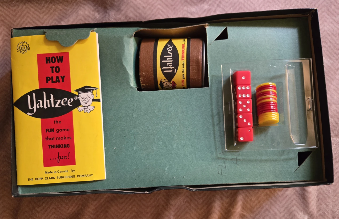 Vintage 1956 Yahtzee Board Game - photo 2