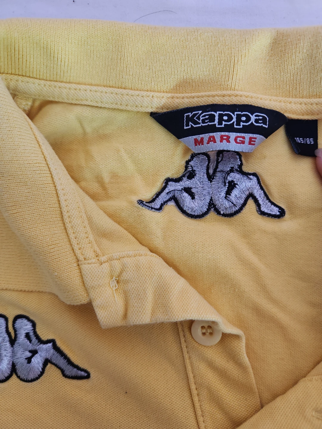 Kappa Yellow Polo Shirt - Size 165/85 - photo 3