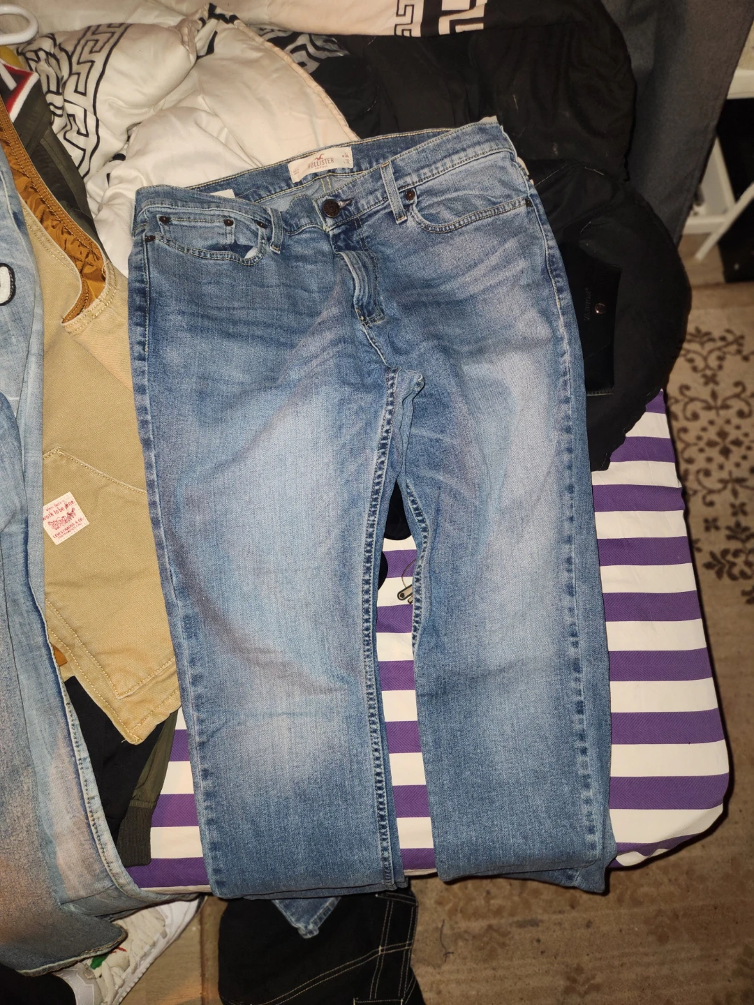 True Religion Ricky Big T Flap Straight Jeans