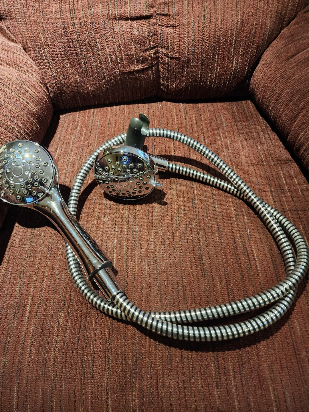 Chrome Handheld Shower Head with Hose
