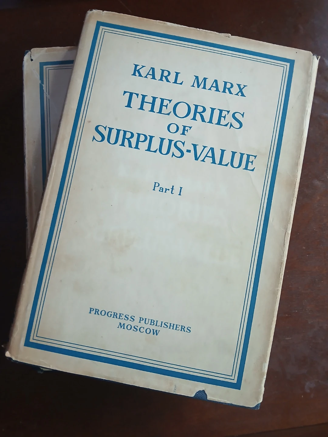 Karl Marx Theories of Surplus-Value Part I & II Books