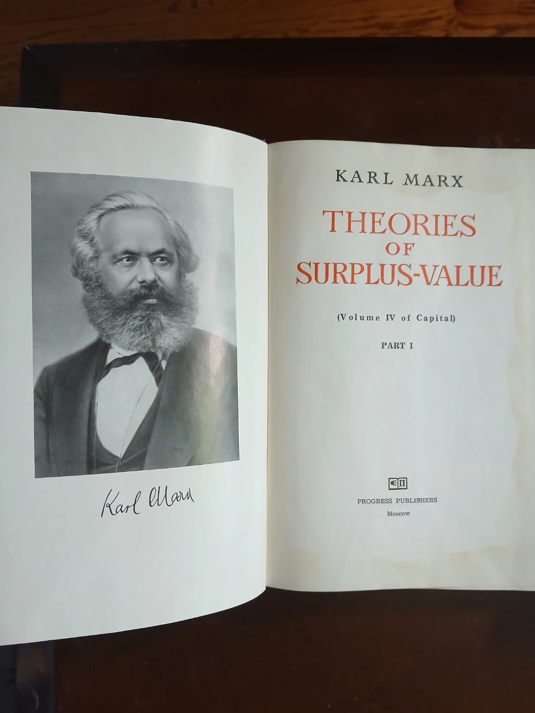 Karl Marx Theories of Surplus-Value Part I & II Books - photo 3