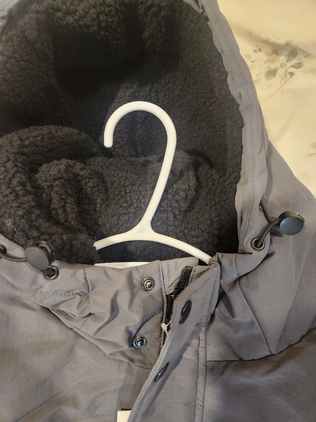 Large George Men's Grey Hooded Winter Jacket - photo 3