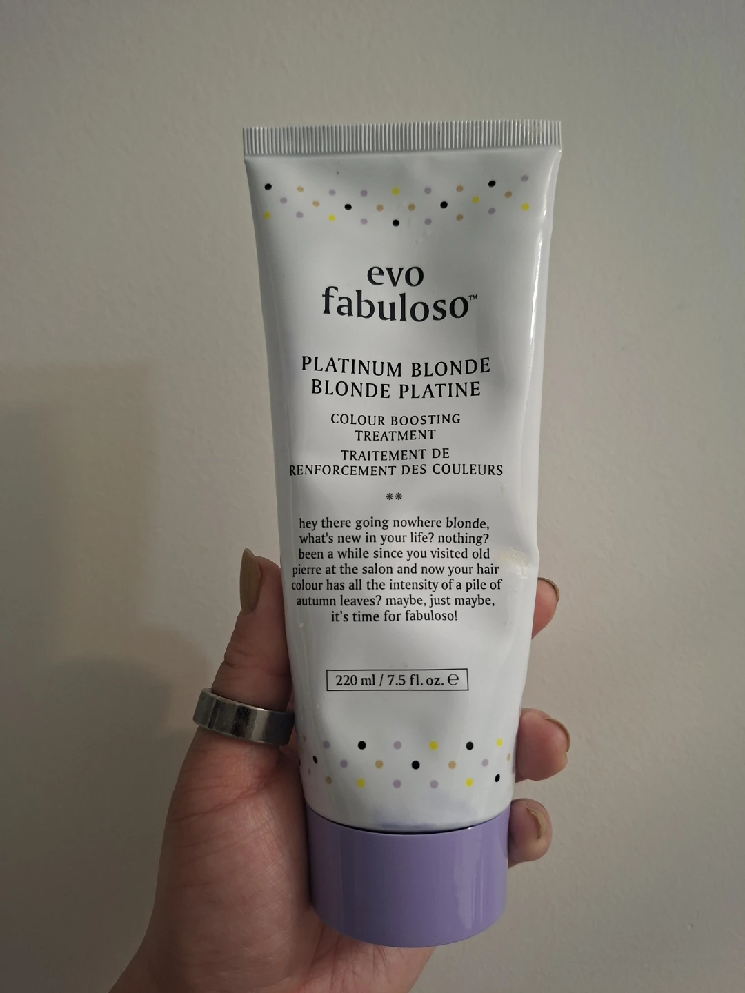 Evo Fabuloso Platinum Blonde Toning Conditioner 220 ml - photo 3