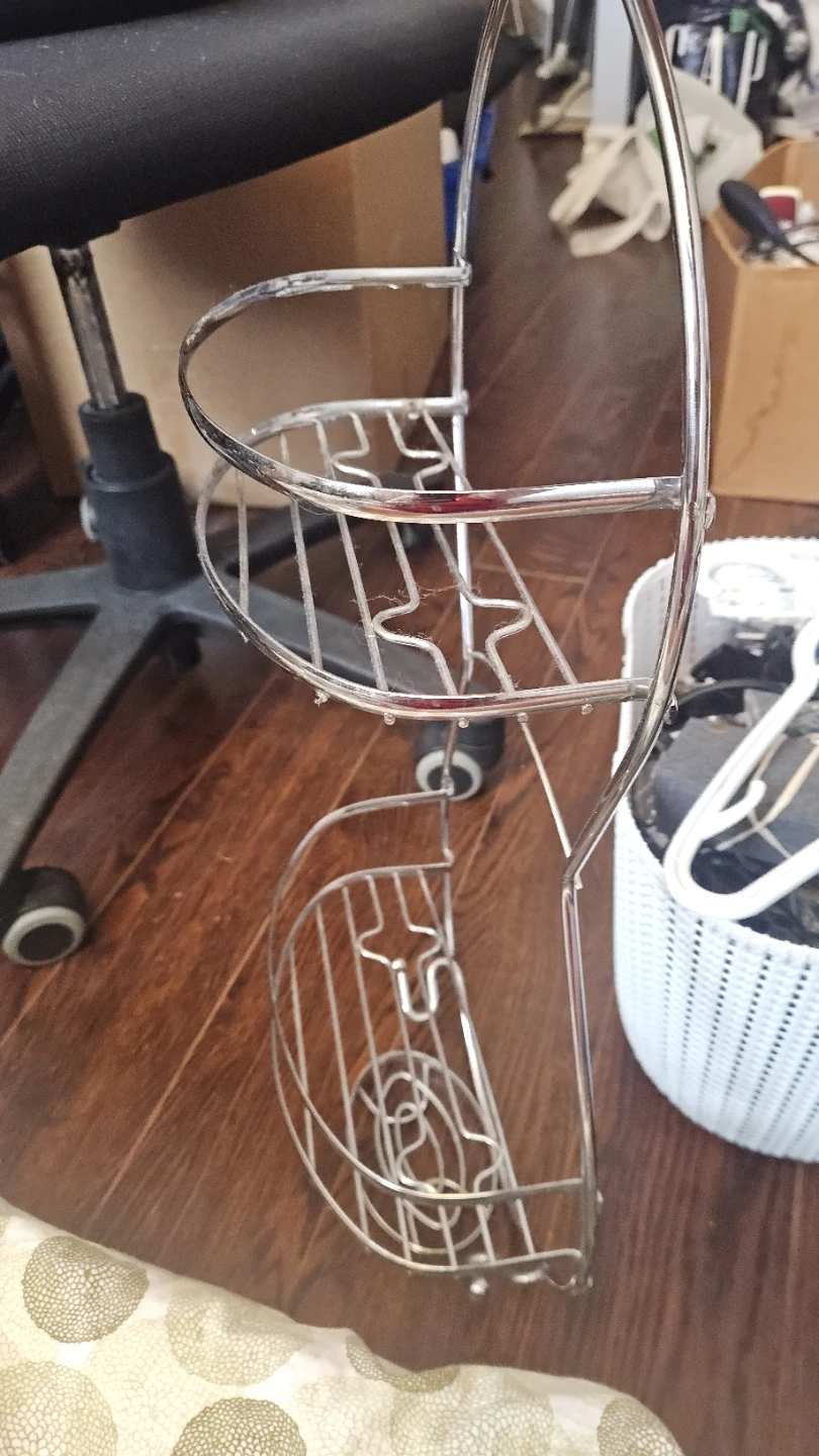 Chrome 2-Tier Hanging Shower Caddy - photo 3