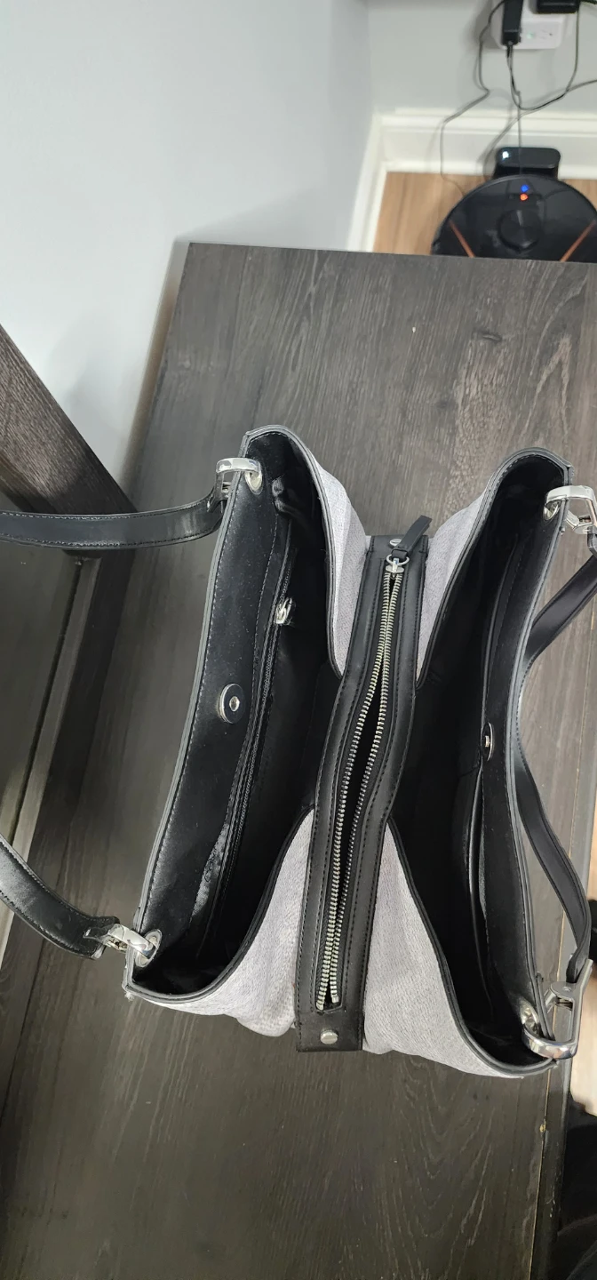 Calvin Klein Gray Textured Tote Bag - photo 3