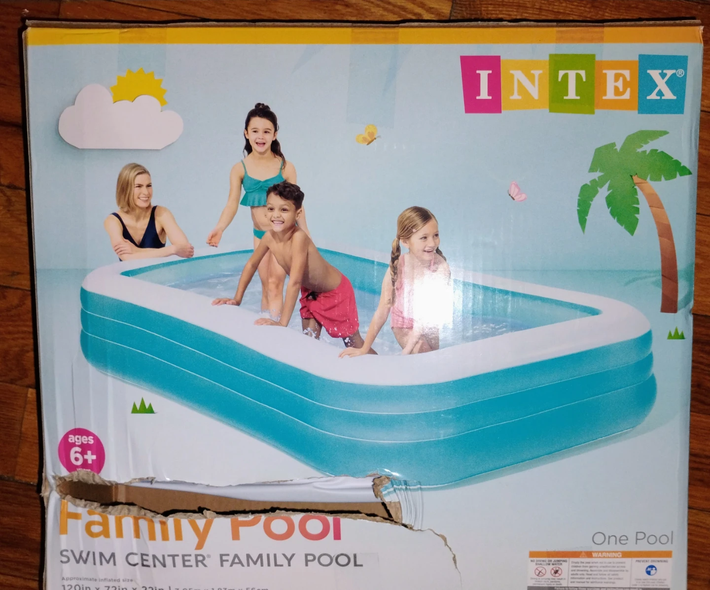 Intex family pool