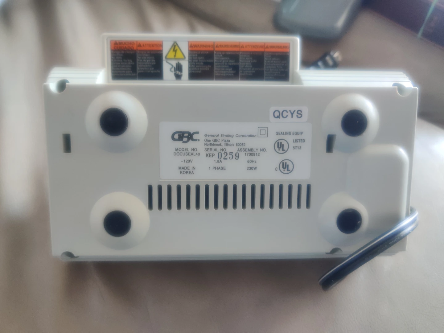 GBC DocuSeal 40 4" Laminator - photo 3