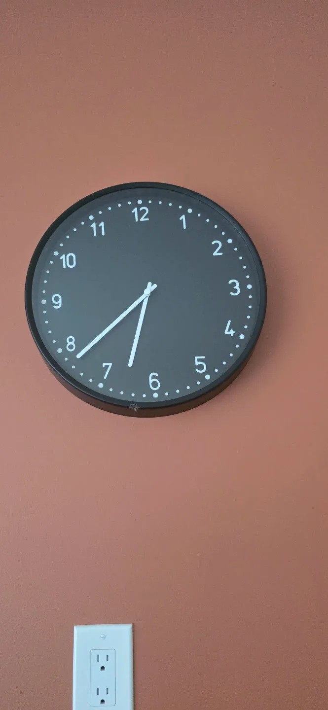 Black Wall Clock ikea