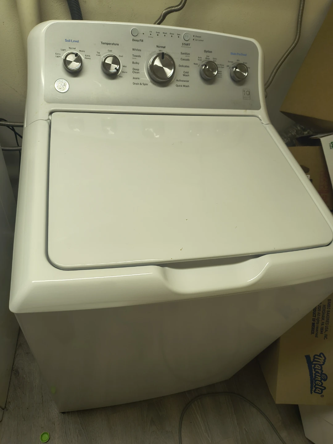 GE Top Load Washing Machine - photo 2