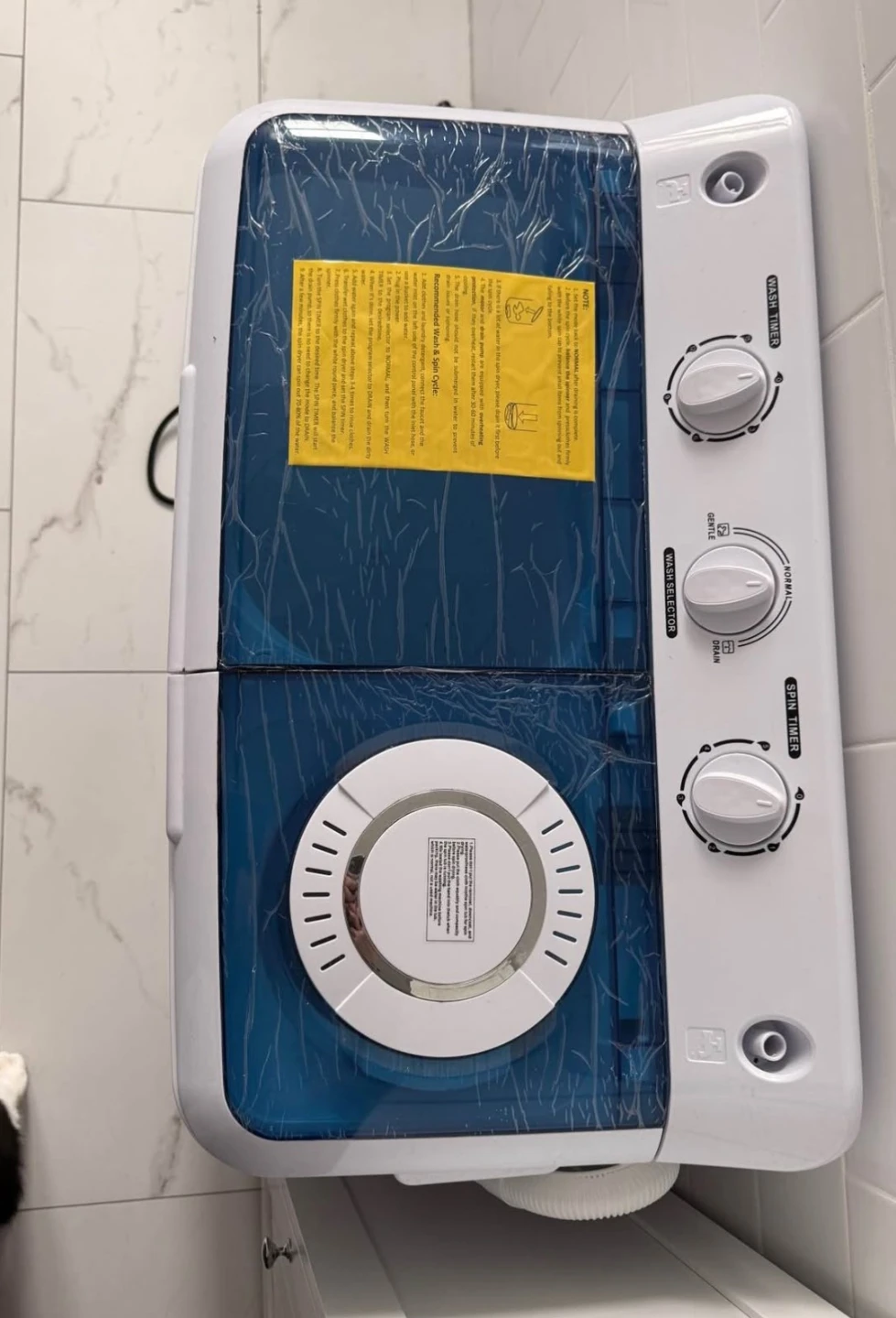 Brand new 28lb Portable Twin Tub Washing Machine - photo 2