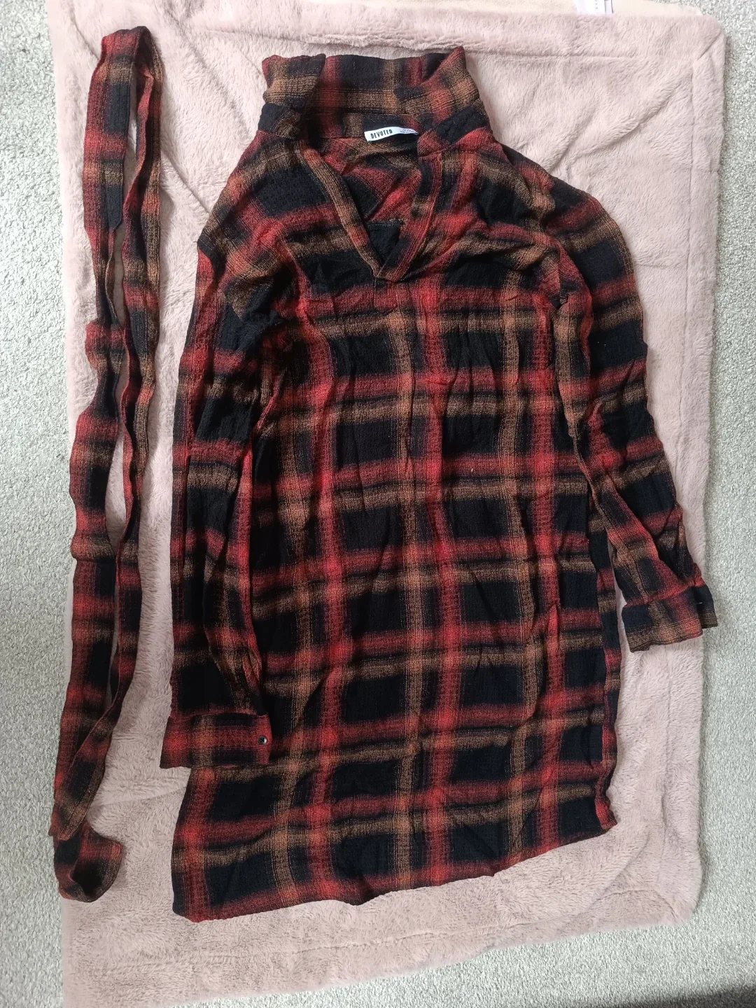Devoted Plaid Dress - Size S