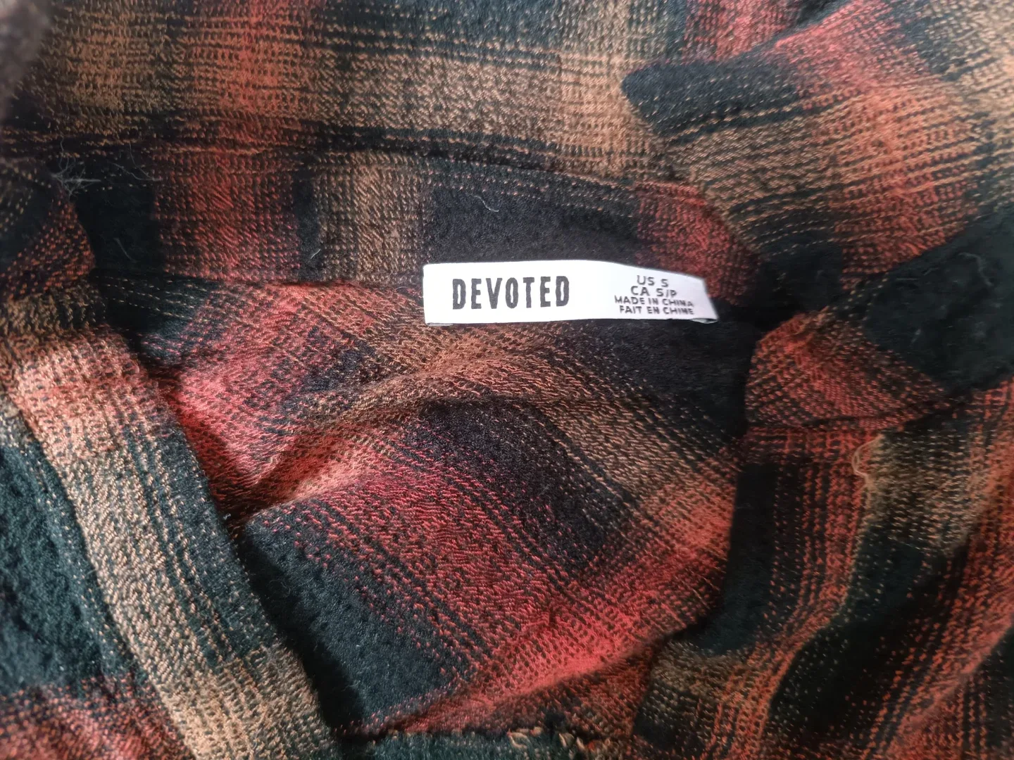 Devoted Plaid Dress - Size S - photo 2