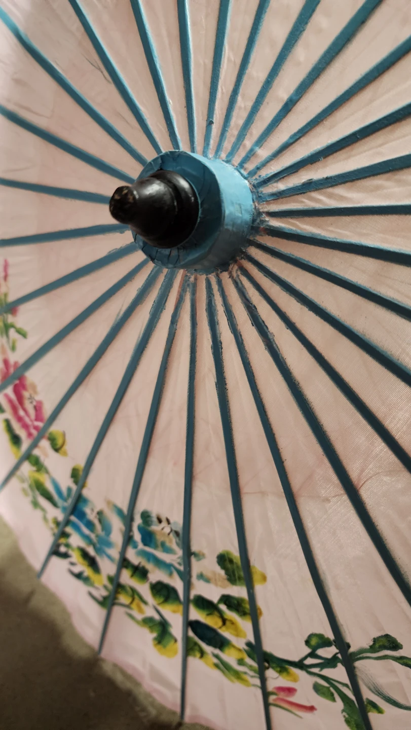Vintage stile Pink Paper Parasol - photo 3