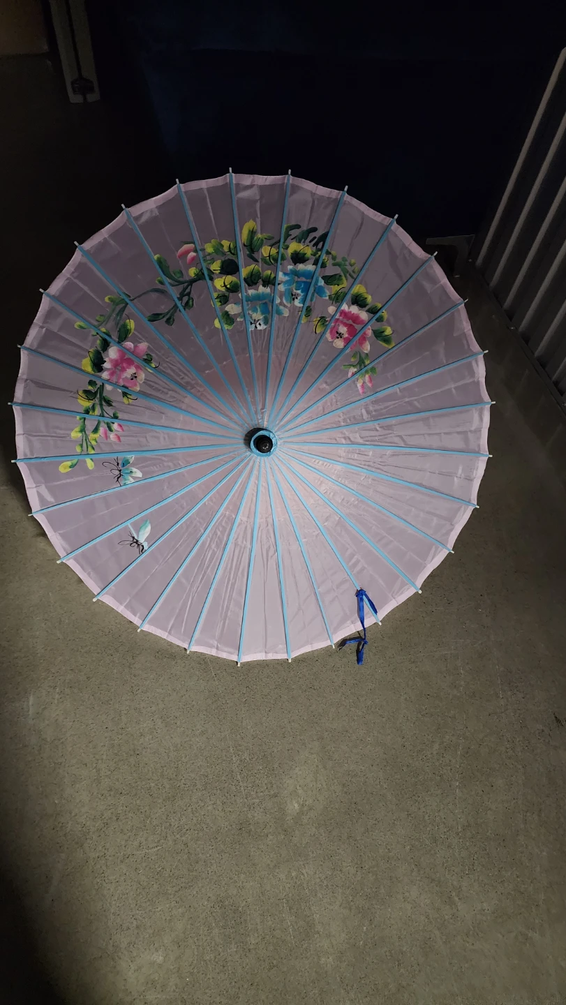 Vintage stile Pink Paper Parasol - photo 5