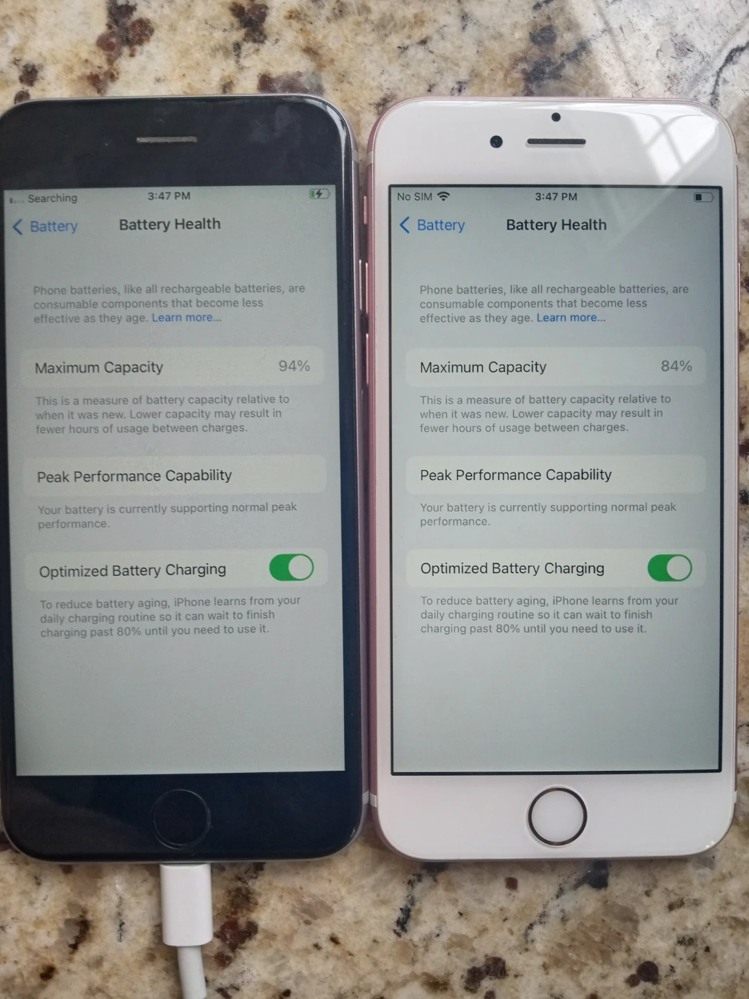 Apple iPhone 6s Rose Gold & Space Gray