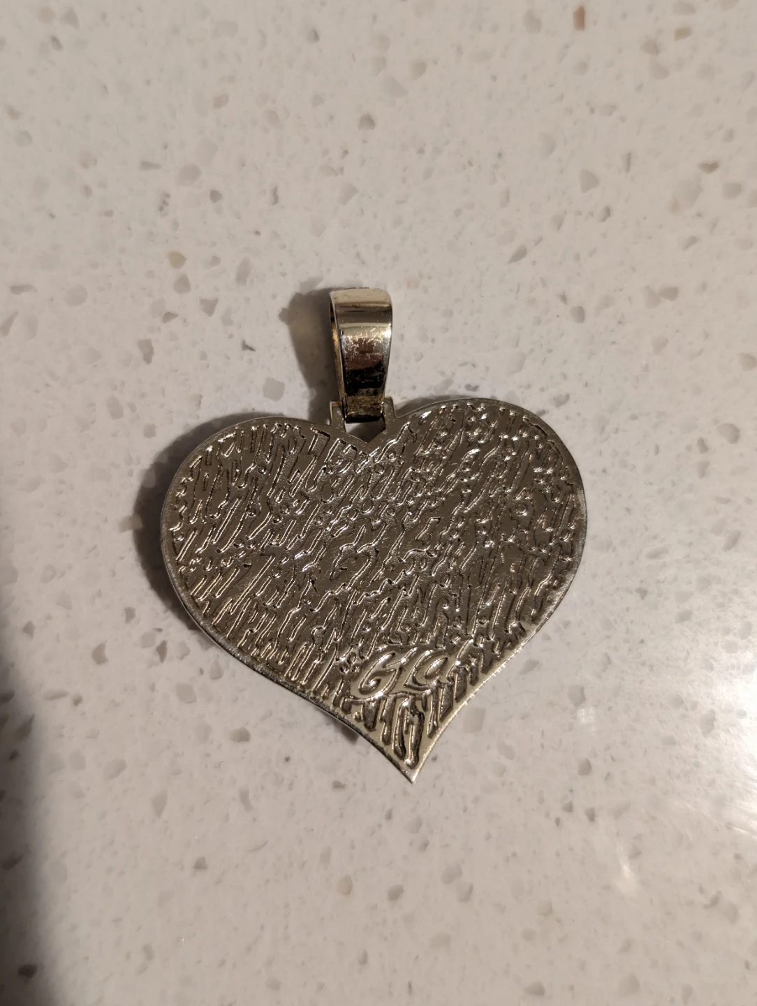 GLD Scars Fade Broken Heart Pendant 18k yellow gold filled - photo 2