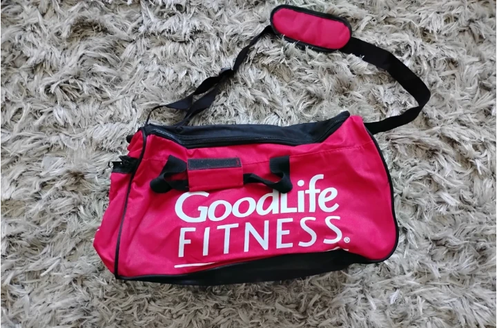 GoodLife Fitness Red and Black Duffel Bag - photo 2