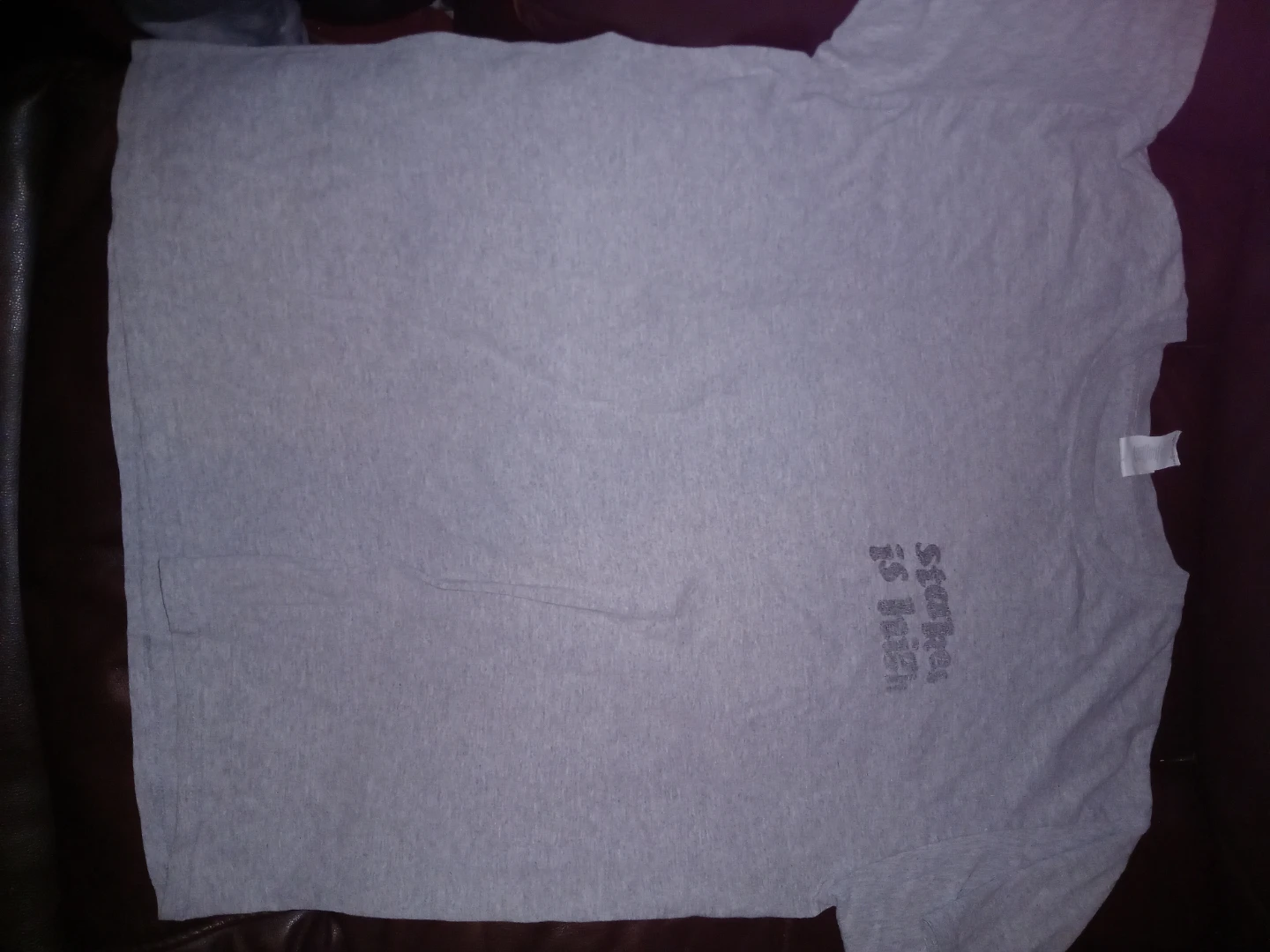 Gildan Heavy Cotton T-Shirt Large Grey