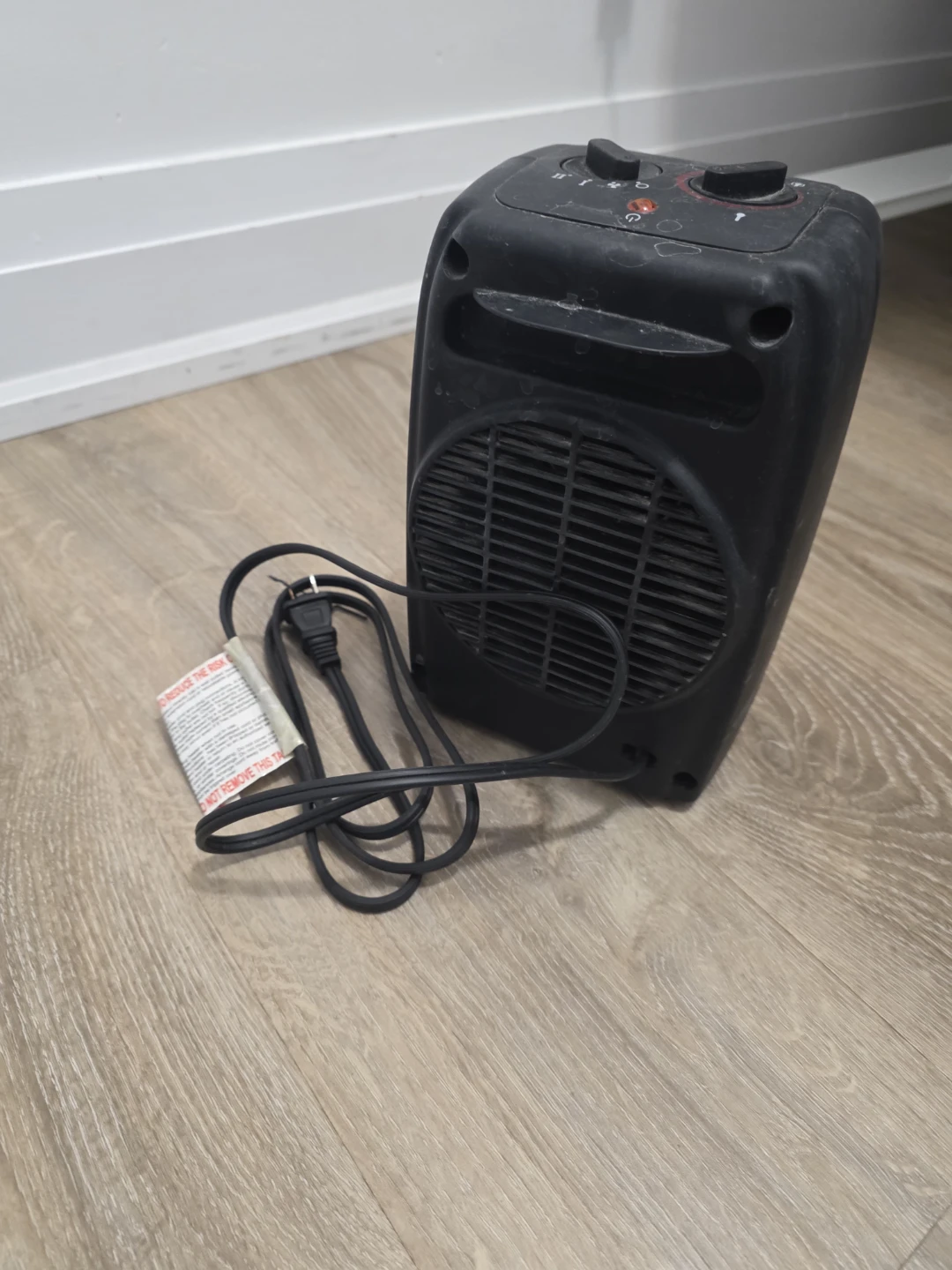 Black Portable Electric Space Heater - photo 2