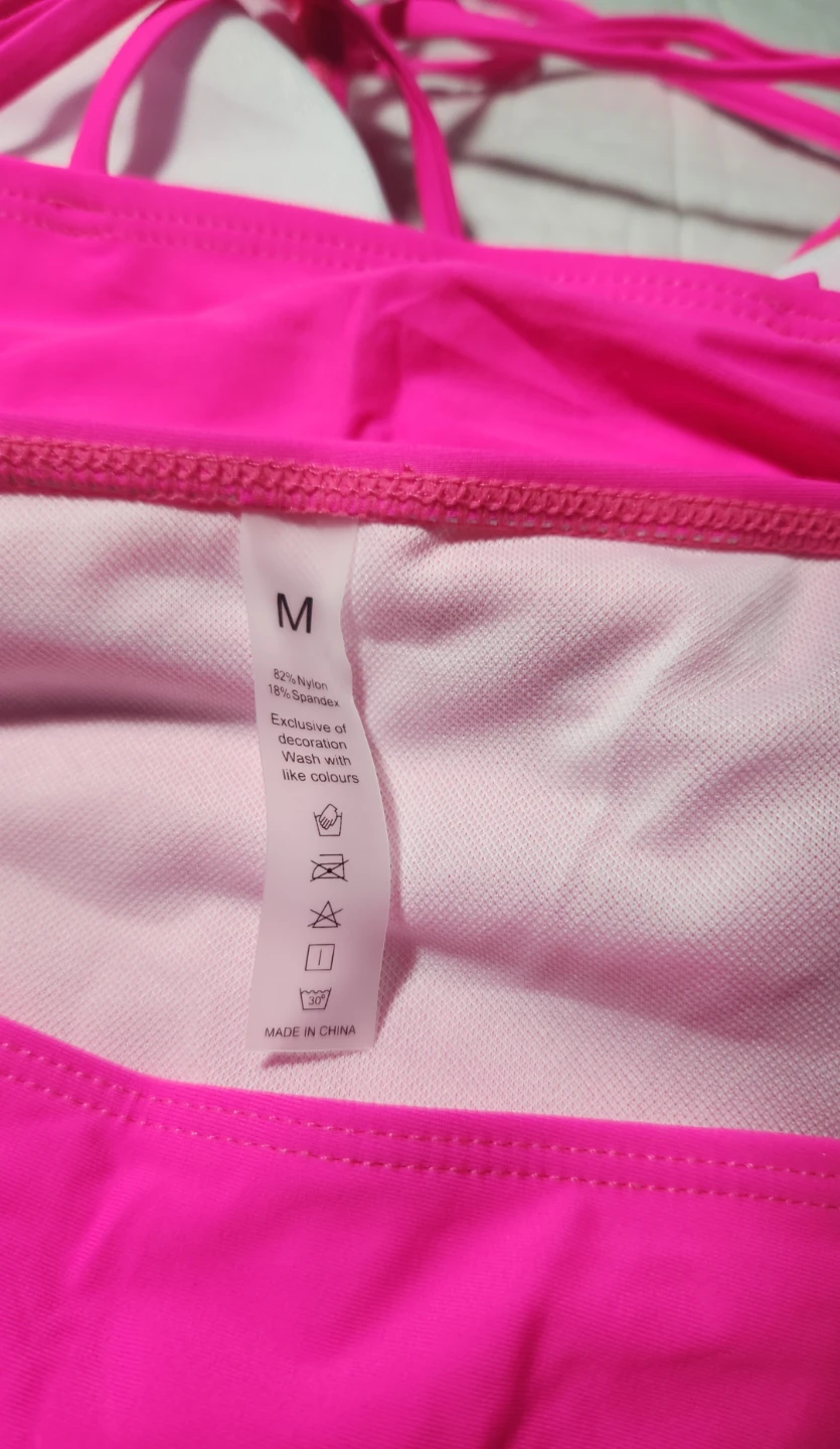 Hot Pink Bikini Swimsuit Size Medium - photo 4