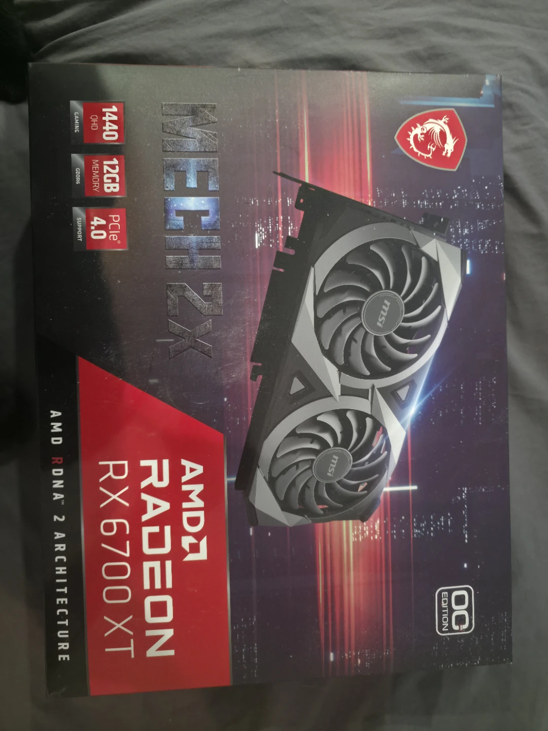 MSI AMD Radeon RX 6700 XT MECH 2X Graphics Card