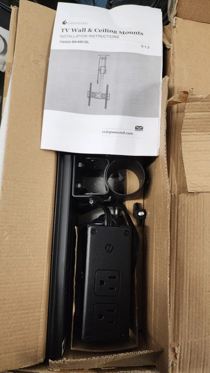 GREENSTELL TV Wall & Ceiling Mount TW003-BK400-GL