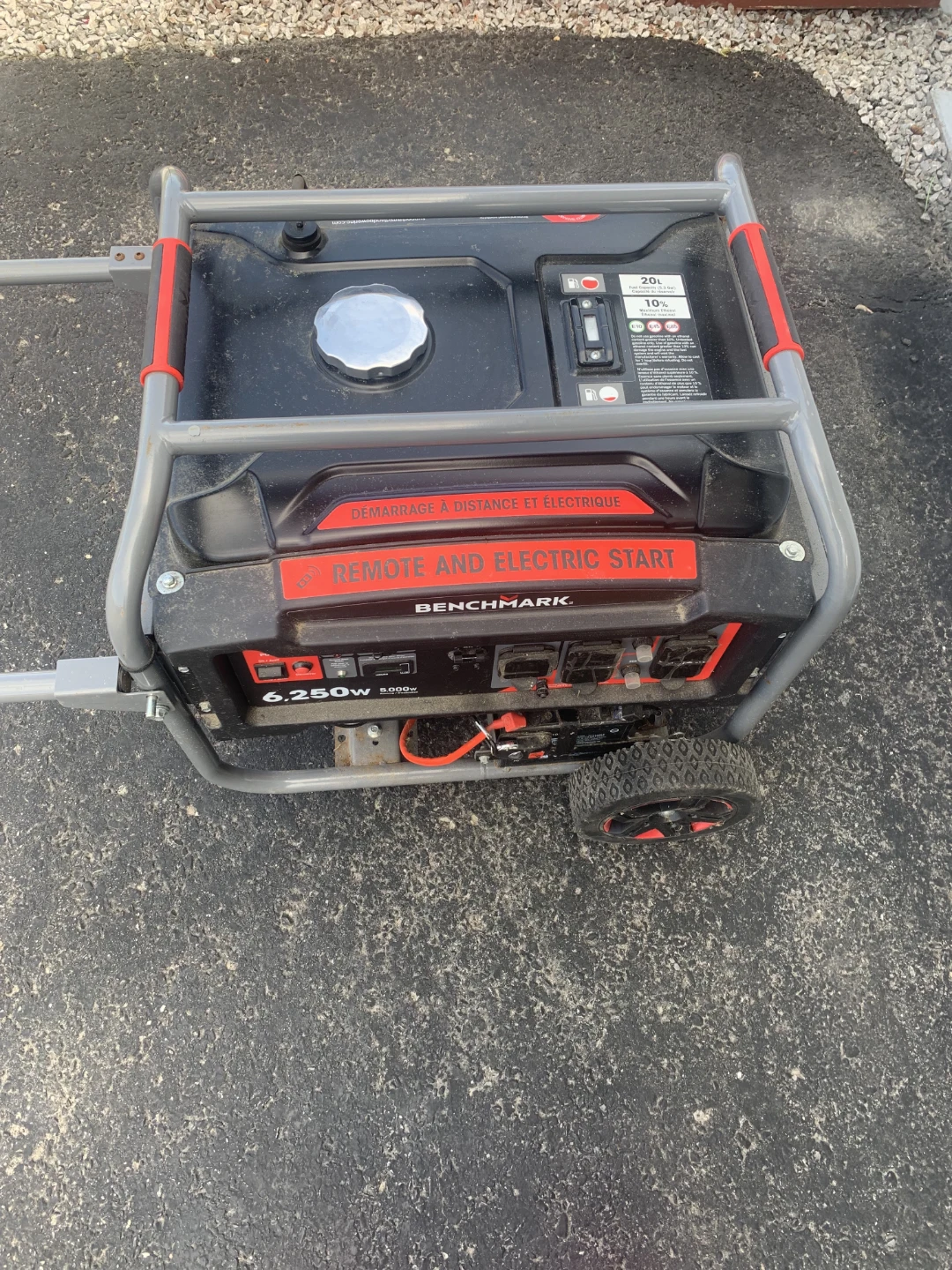 BENCHMARK 6,250W Generator -NEVER USED - photo 2