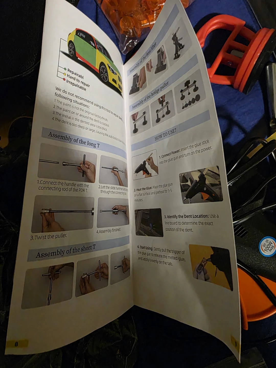 Car dents repair kit with instructions - photo 5