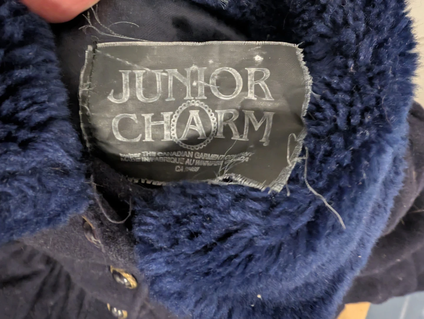 Junior Charm Navy Blue Children's Coat - photo 2