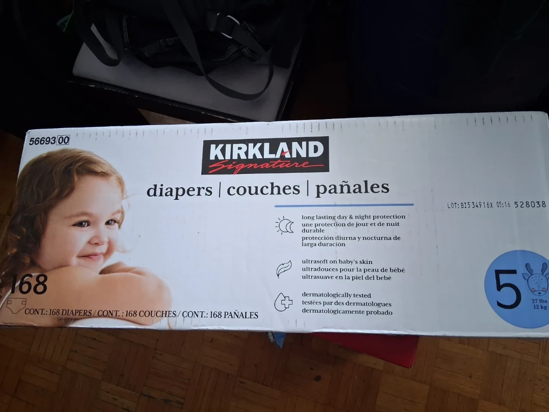 Kirkland Signature Size 5 Diapers - 168 Count