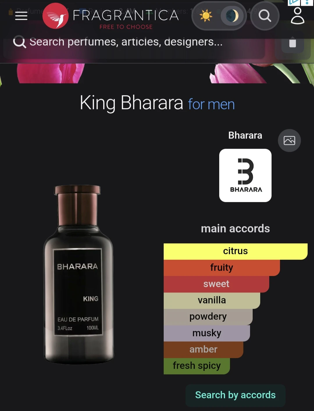 Bharara king edp 100mls