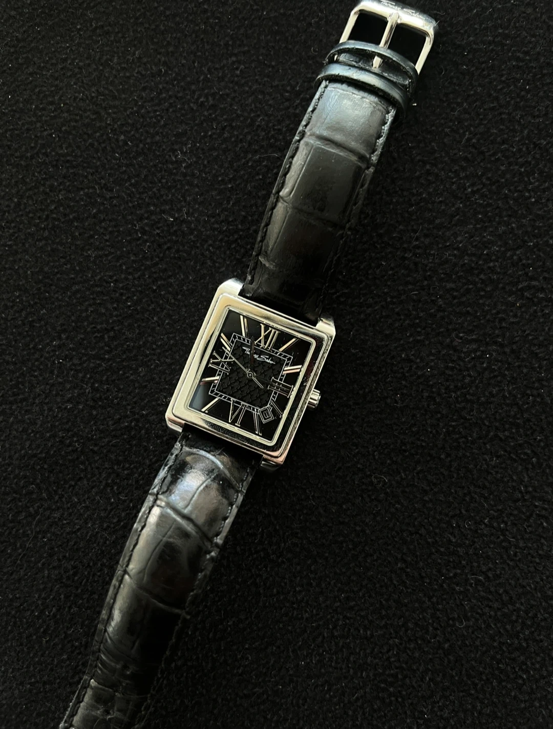 Thomas Sabo Rectangular Watch Leather Strap