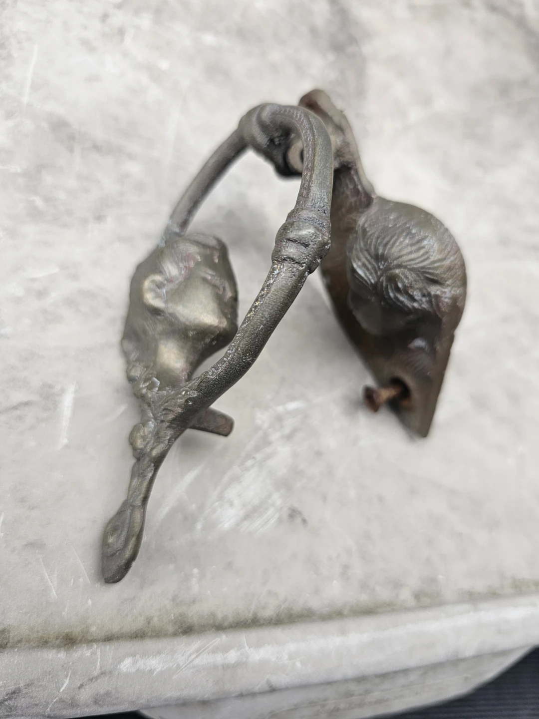 Antique Brass Door Knocker - photo 3
