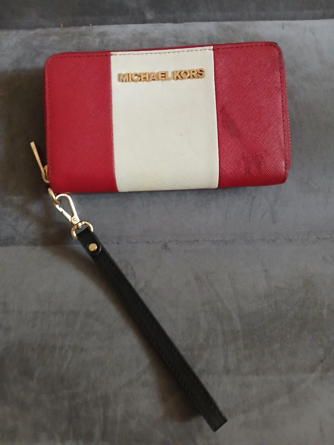 Micheal Kors Red & White Wallet