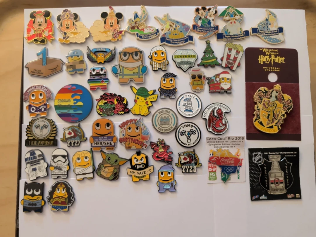 Collection of Assorted Enamel Pins