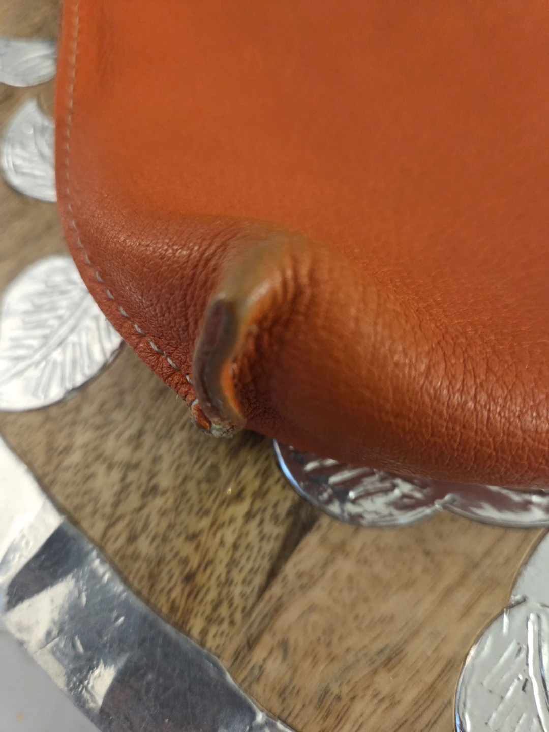 Roots Leather Crossbody Bag and Wallet - Orange - photo 3