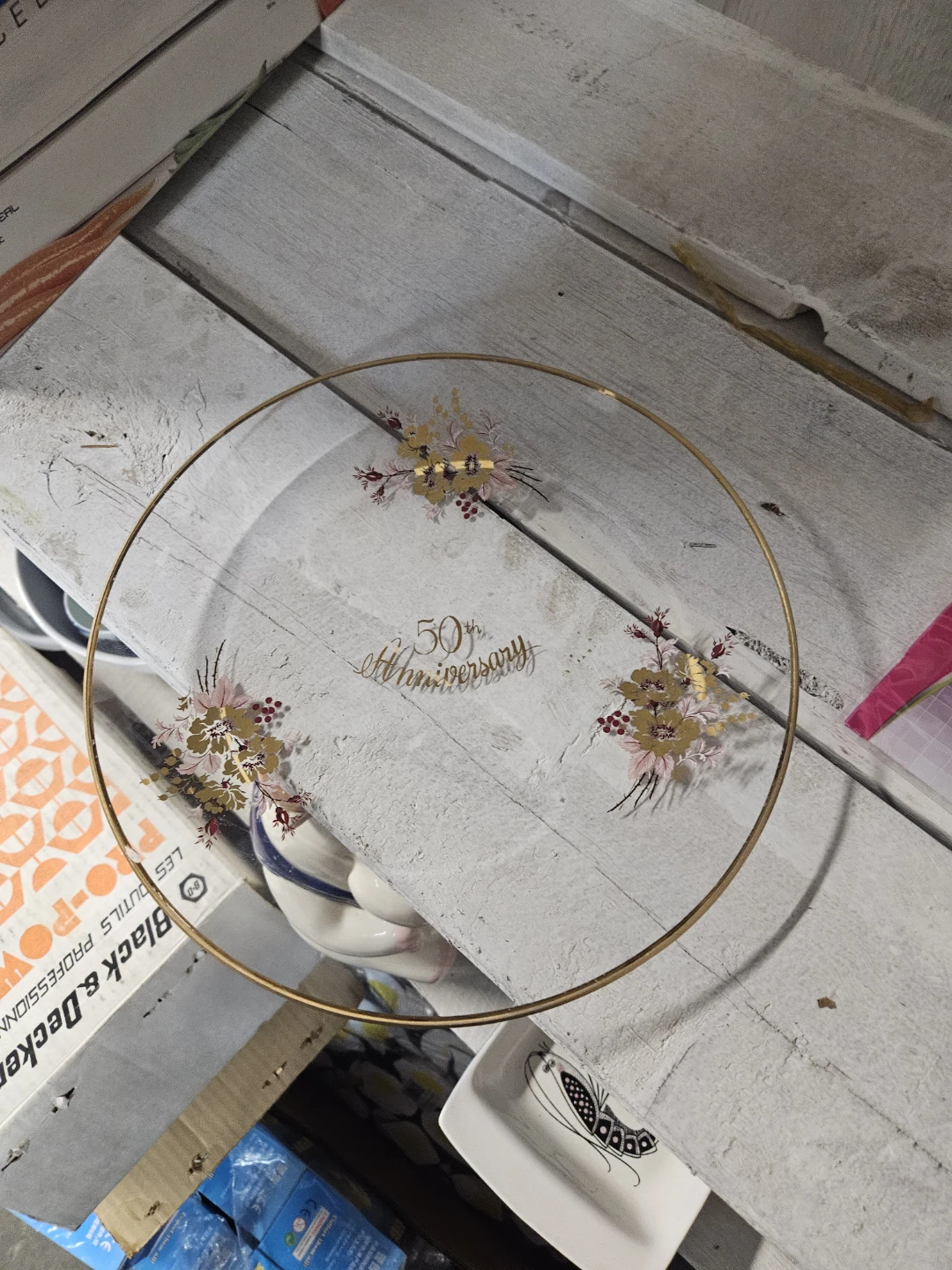 50th Anniversary Decorative Glass Plate - photo 2