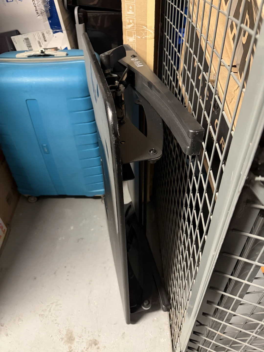 Black Adjustable Standing Desk Converter - photo 2