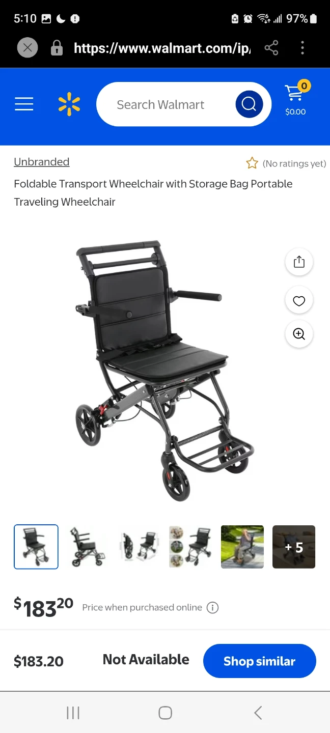 Foldable Transport Wheelchair - photo 4